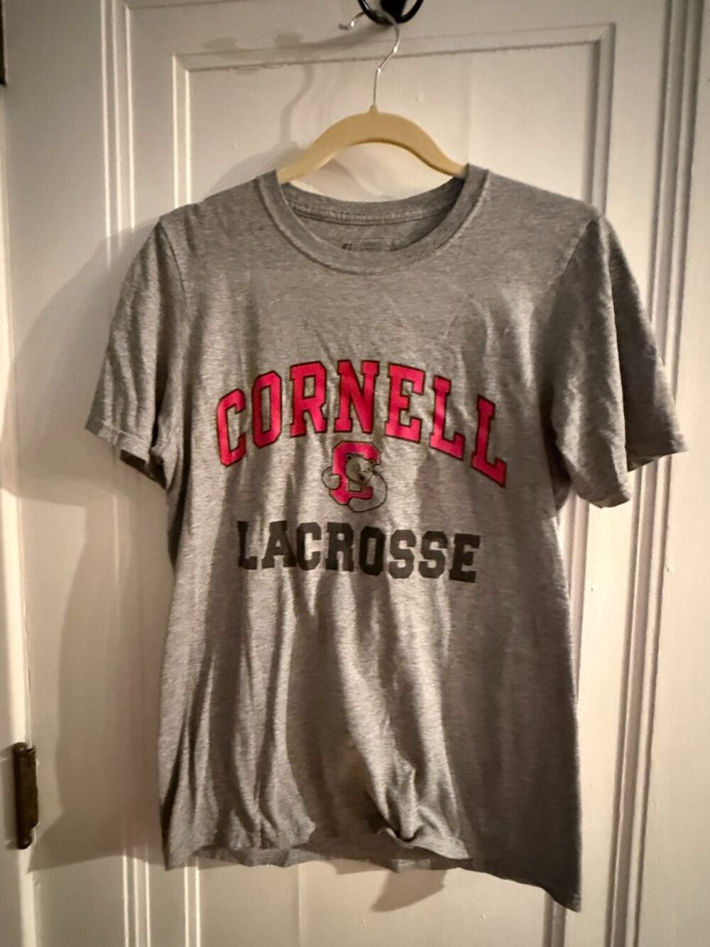Cornell Lacrosse tshirt, size small
